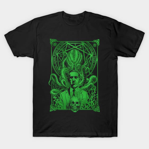 Howard Phillips Lovecraft T-Shirt by VanHand